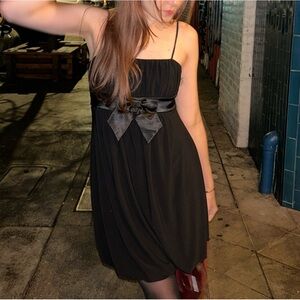 Vintage Black Bubble Dress